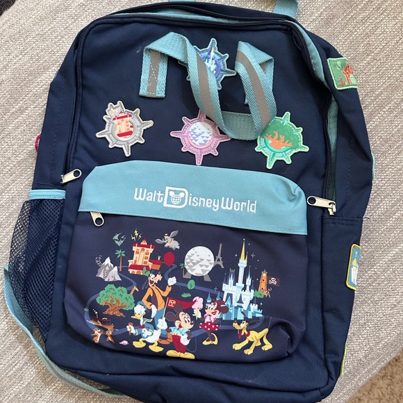 Disney Kids Backpack - Navy and Light Blue - Picture 1 of 2